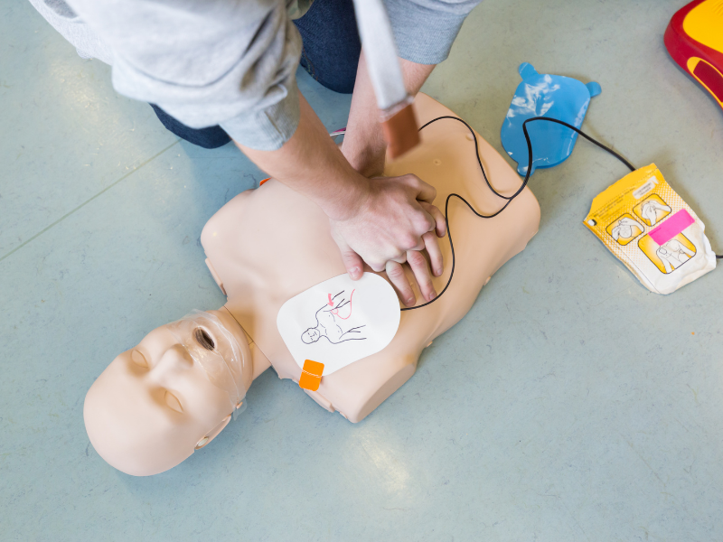 Learn how to perform AED to help save lives