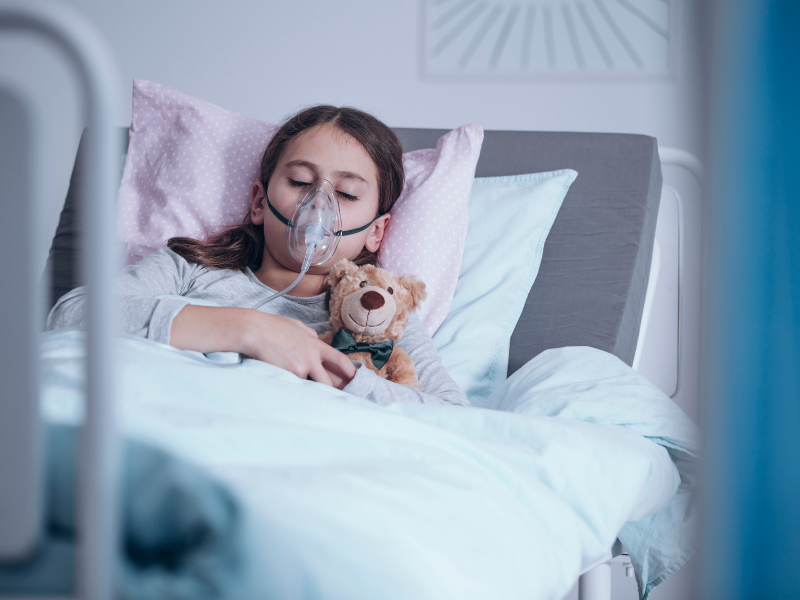 Can influenza cause severe medical complications in children? 