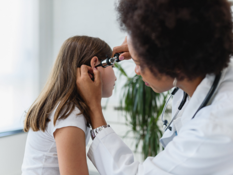 Why are children more susceptible to ear infections in the winter?
